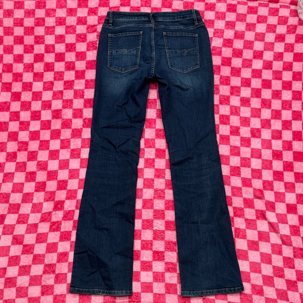 Soho Dark Blue Boot Cut Jeans - Picture 6 of 6